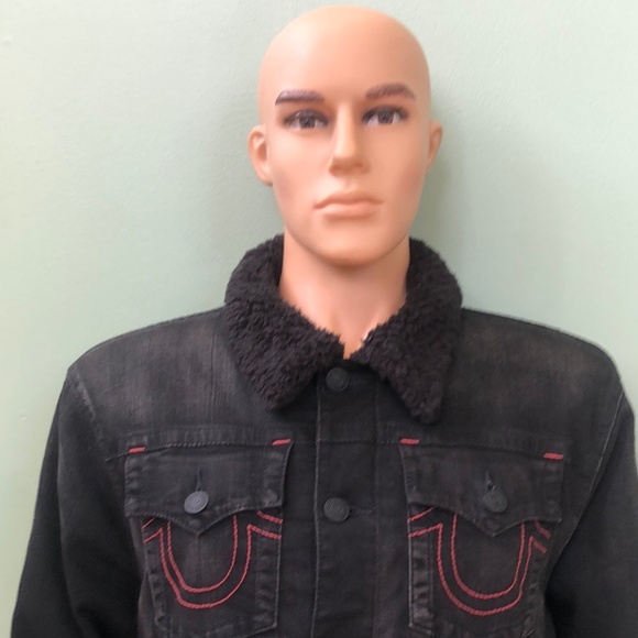 True Religion Other - True Religion Men's Size 2XL Black Jean Jacket